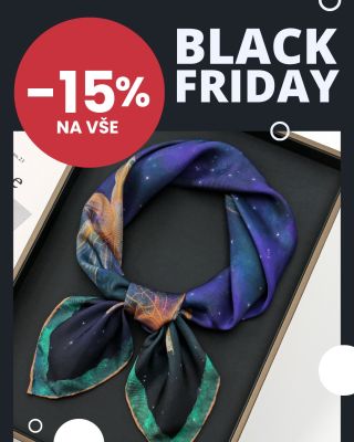 Svátek všech slev a akcí je tady - užijte si slevu 15 % na celý náš sortiment až do neděle 23.11. Stačí zadat slevový kód...