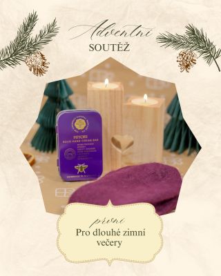 Vyhrajte v adventní soutěži balíček pro dlouhé zimní večery, v němž najdete tuhý krém na ruce Hiyori, jemné vlněné ponožky...